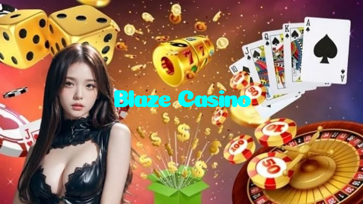 Blaze Casino casino presented on mobile device in Pakistan with slots and live games